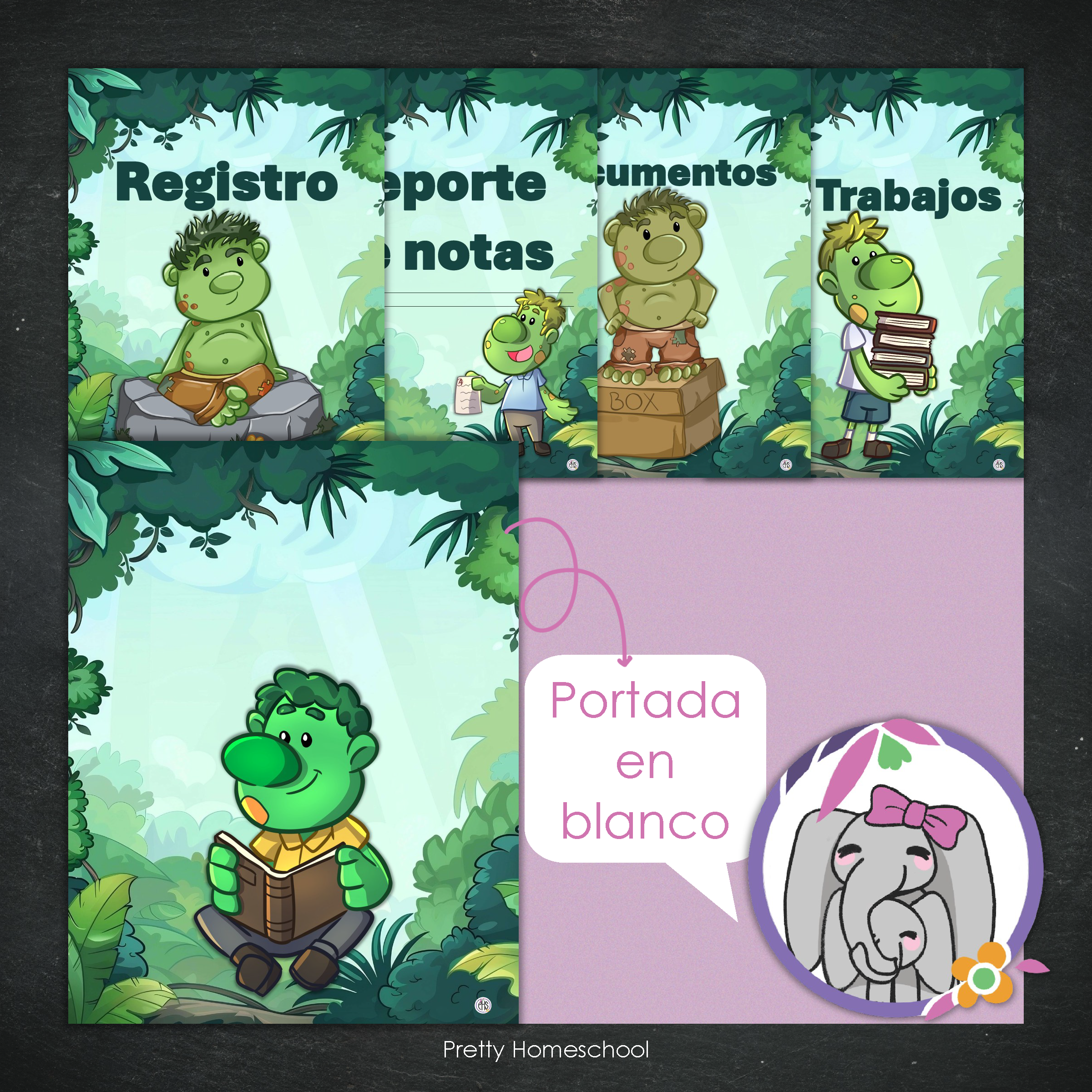 Portafolio Homeschooler 2025 – 2026 - Trolls - Impreso