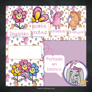 Portafolio Homeschooler 2025 – 2026 - Unicornios - Impreso