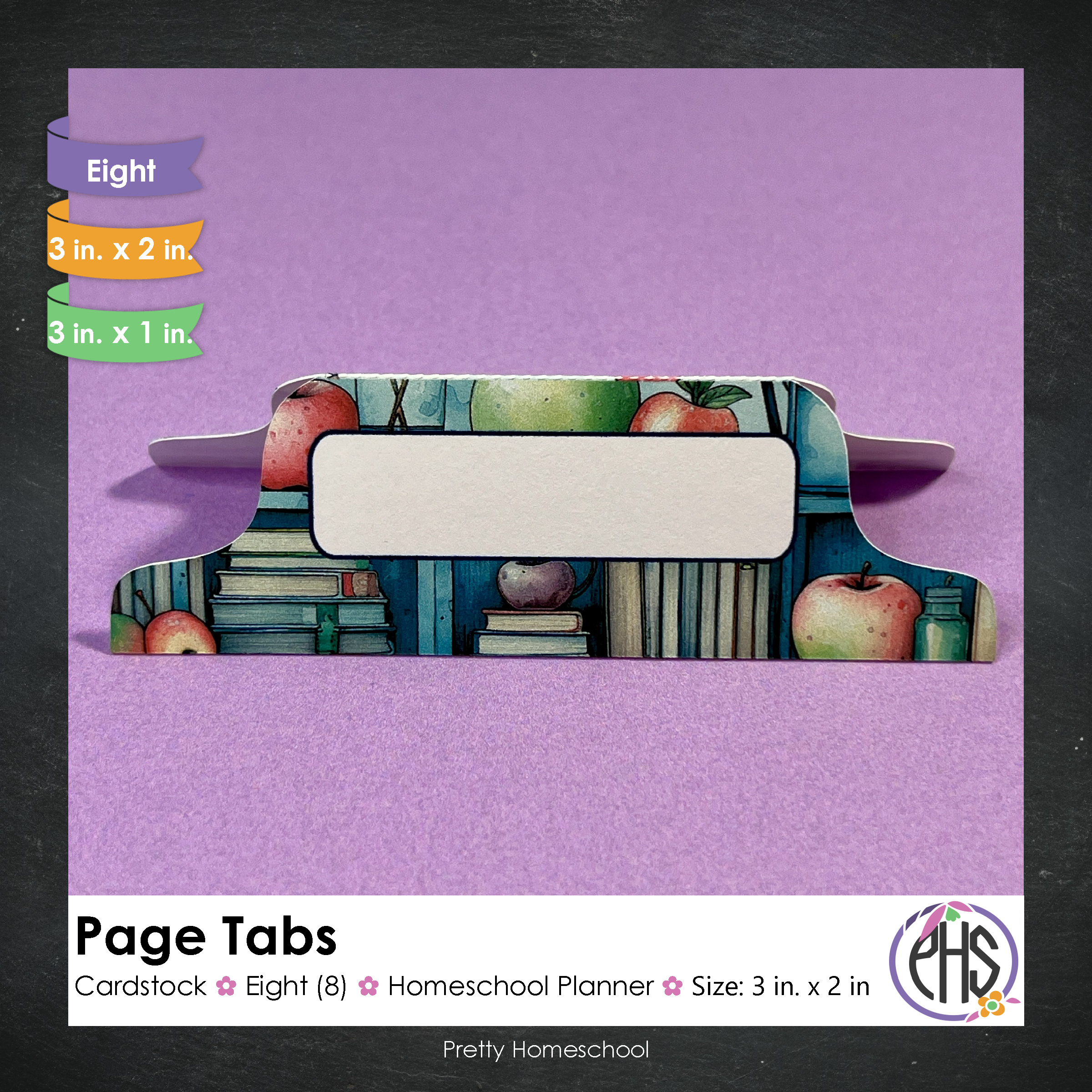 Page Tabs / Homeschool Planner / Bookshelf