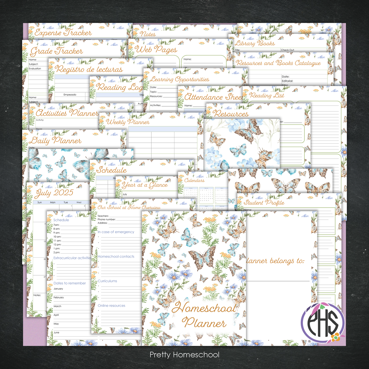 Printable Homeschool Planner | Digital PDF for Annotation or Printing ...