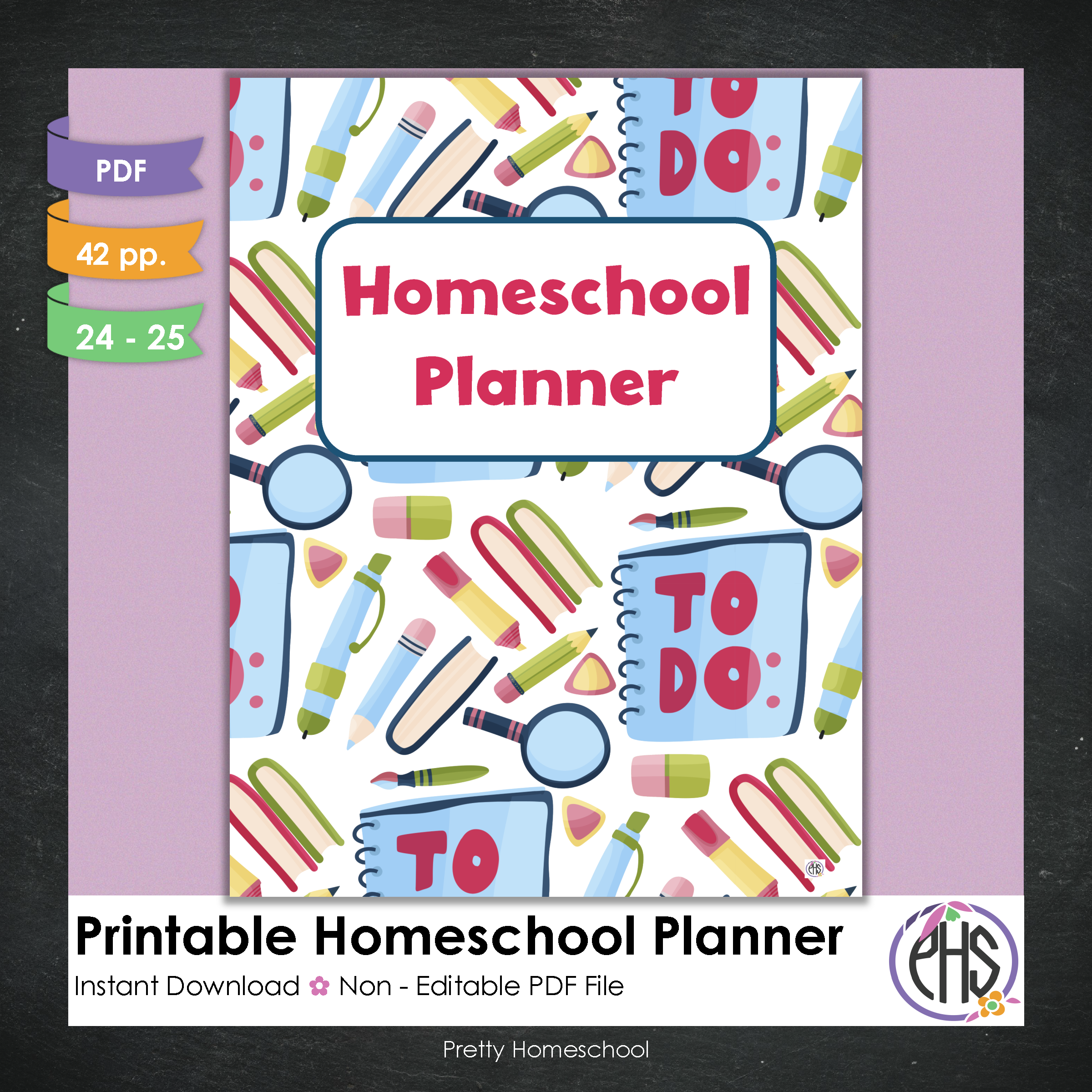 Printable Homeschool Planner / School