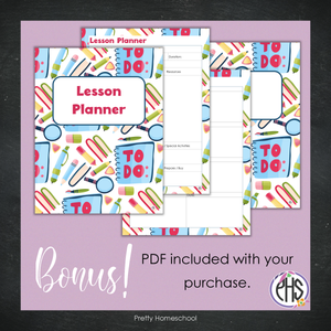 Printable Homeschool Planner / School