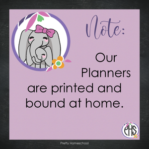 Homeschool Planner / Daily or Weekly Planning / Printed or Spiral Bound / Aztec