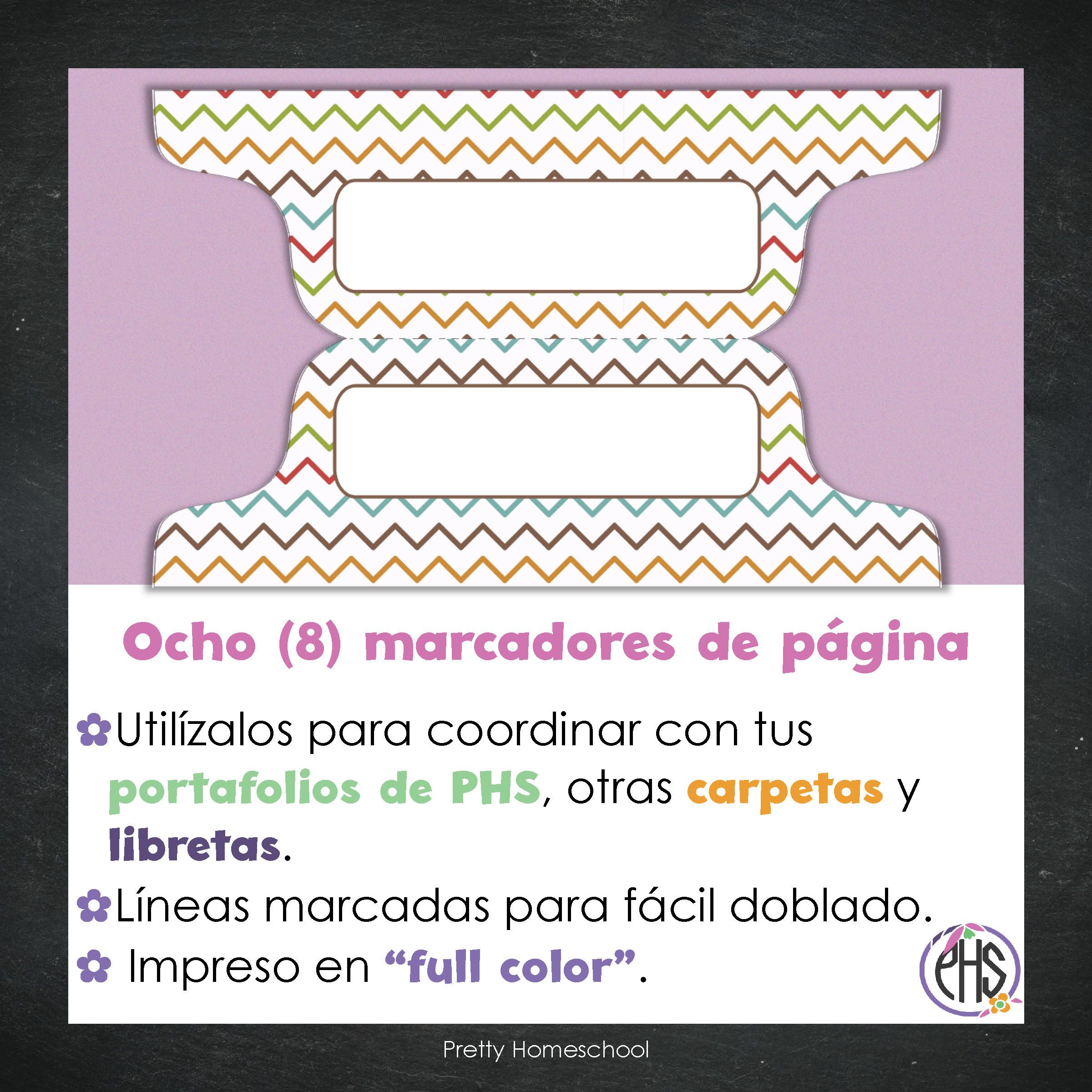 Marcadores de página: Portafolio Chevron