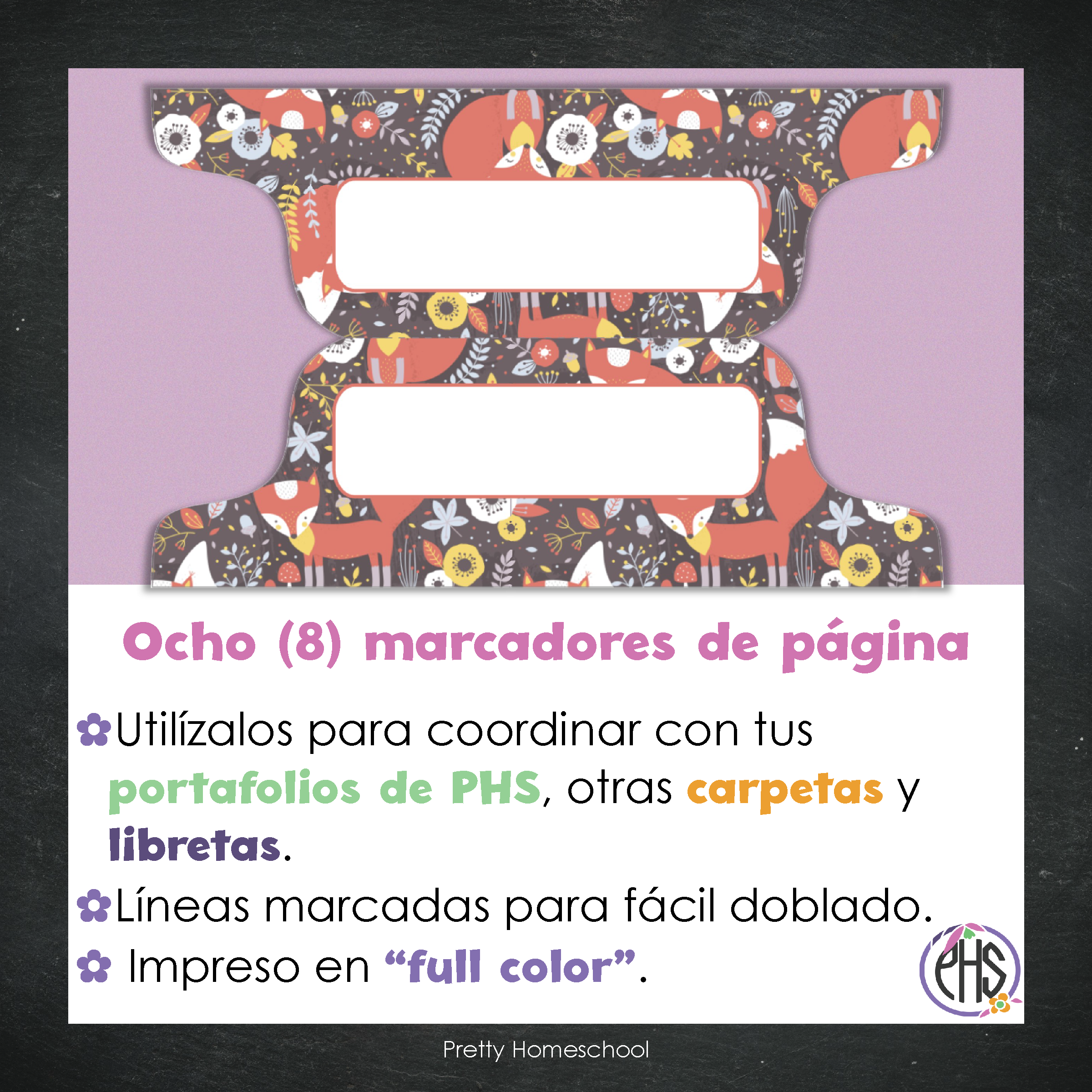 Marcadores de página: Portafolio Espacio Fox