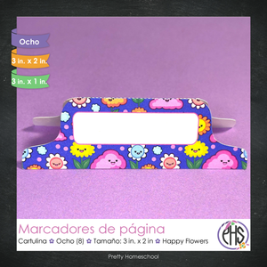 Marcadores de página: Portafolio Happy Flowers
