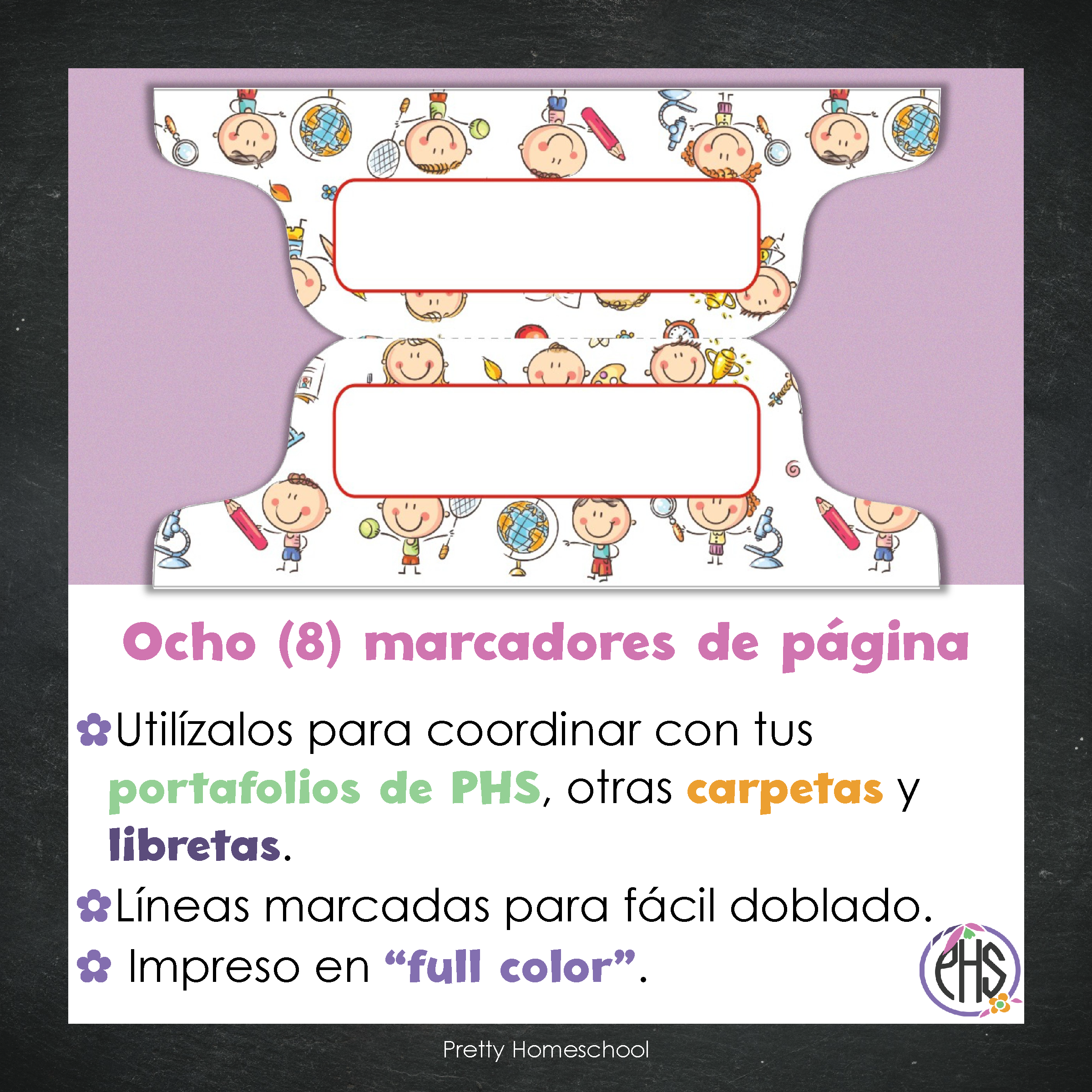 Marcadores de página: Portafolio Peques