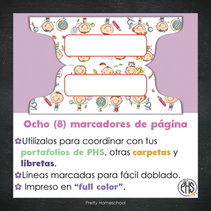 Marcadores de página: Portafolio Peques