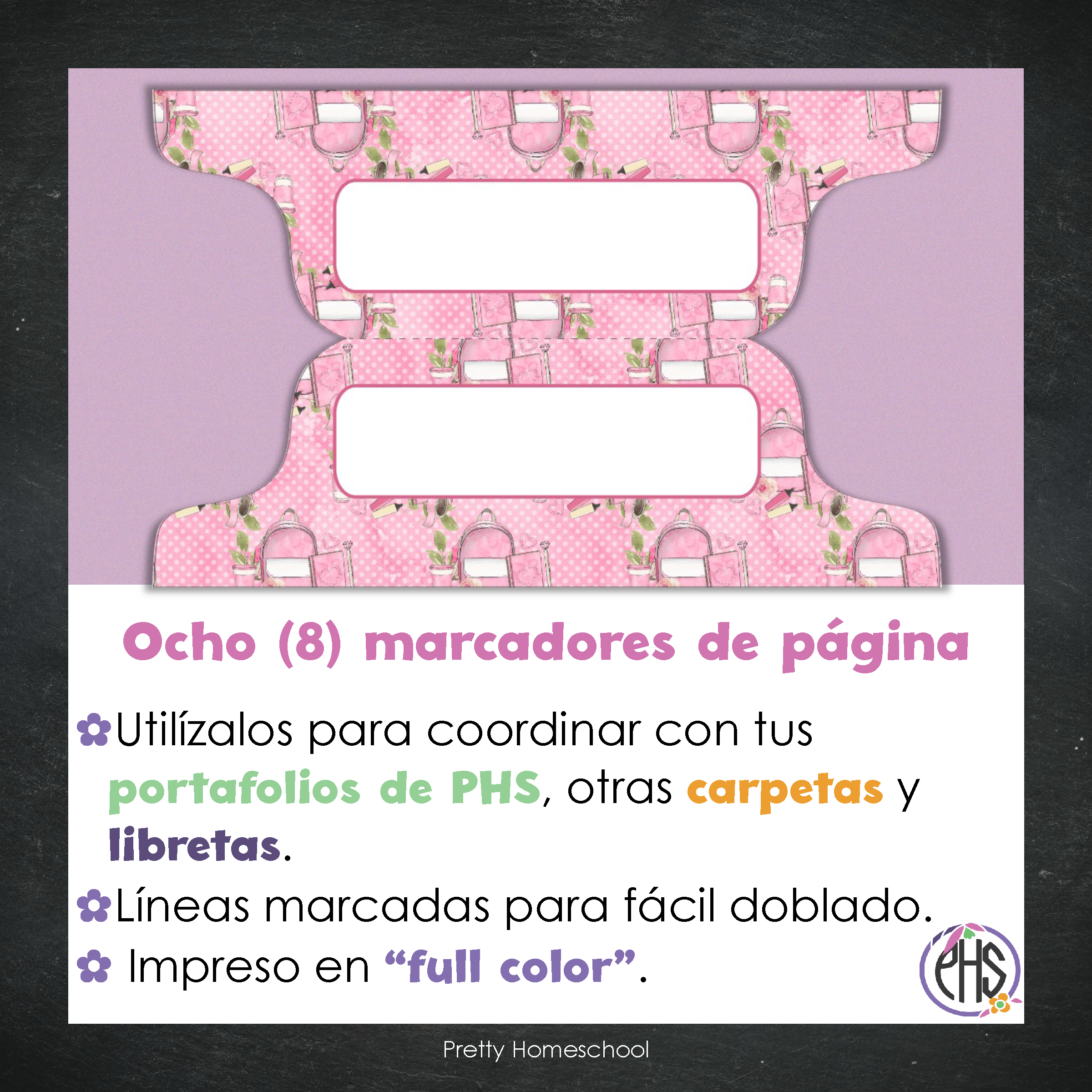 Marcadores de página: Portafolio Pink School