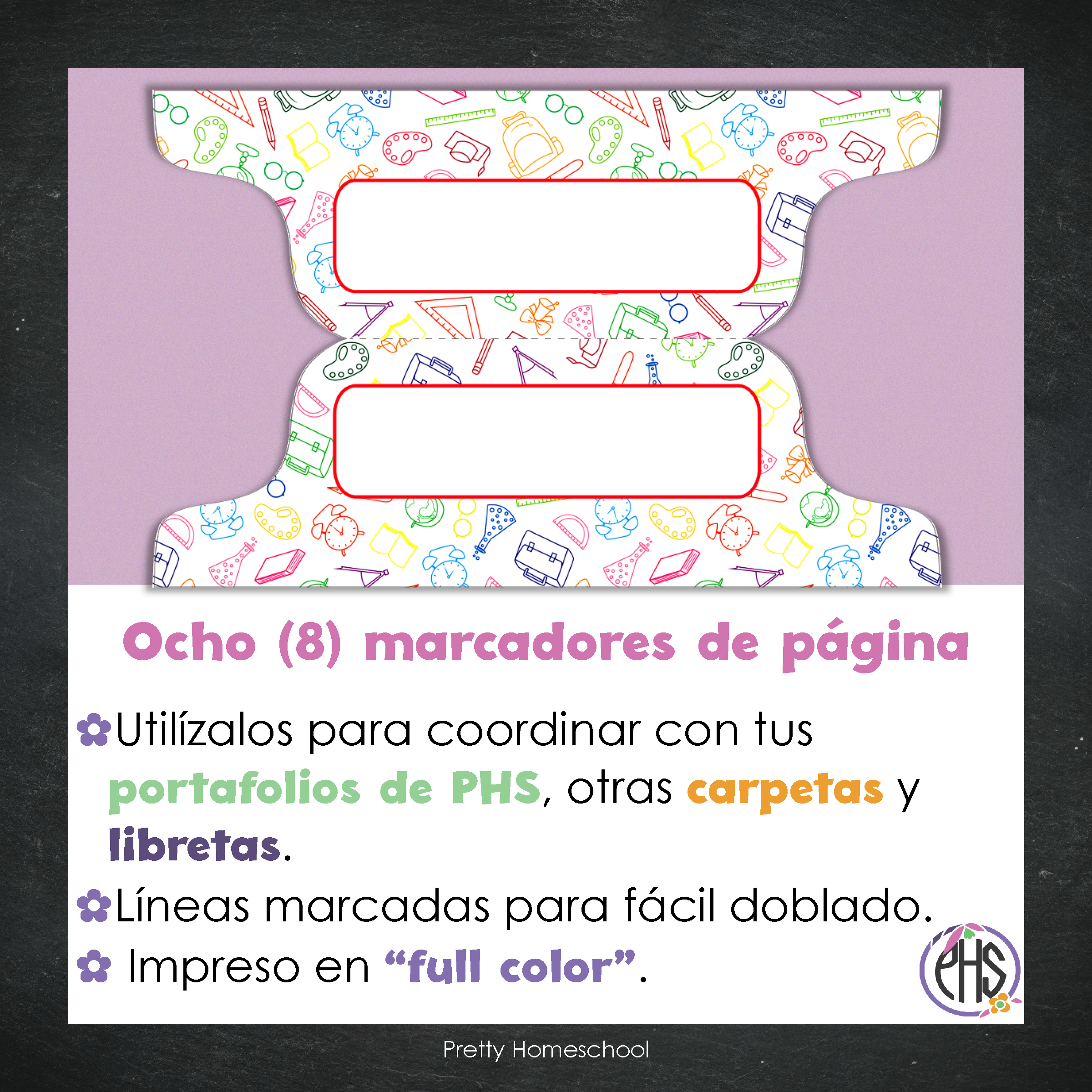 Marcadores de página: Portafolio Escuelita