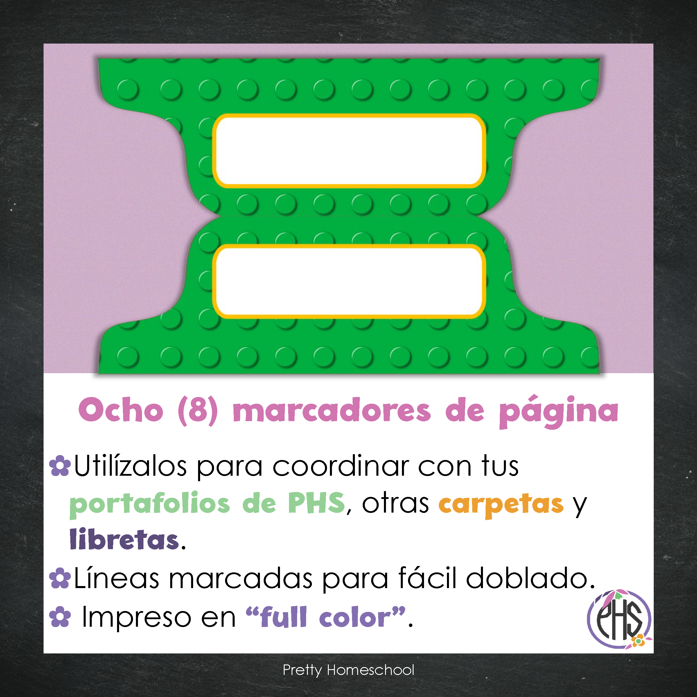 Marcadores de página: Portafolio Bricks