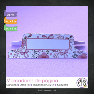 Marcadores de página: Portafolio Coquette