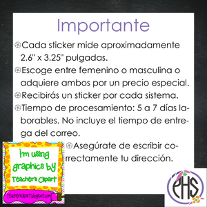 Stickers: Sistemas del cuerpo humano