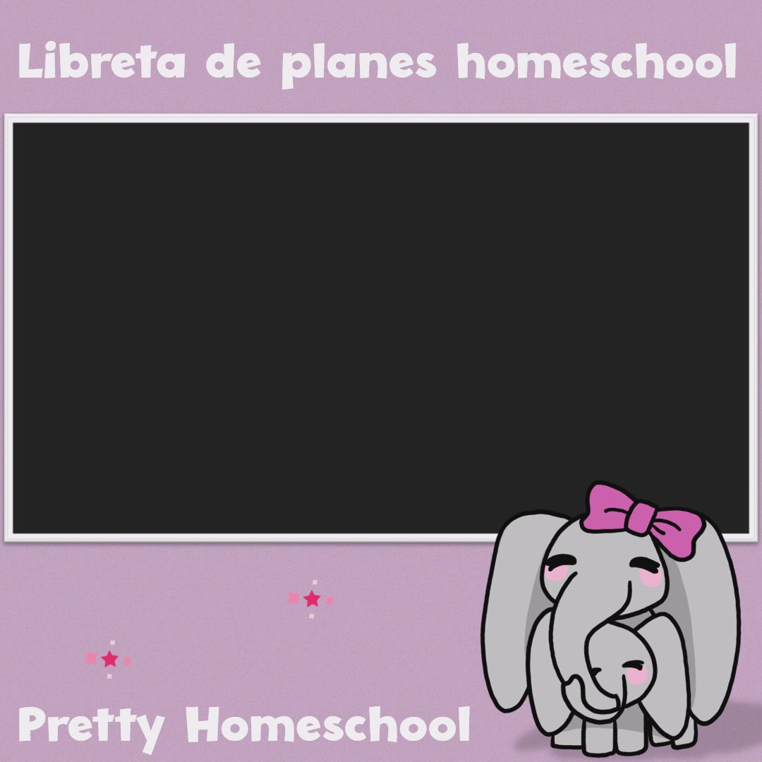 Libreta de Planes Homeschool en PDF | Planificación Diaria o Semanal para Varios Estudiantes | Diseño Terrazo