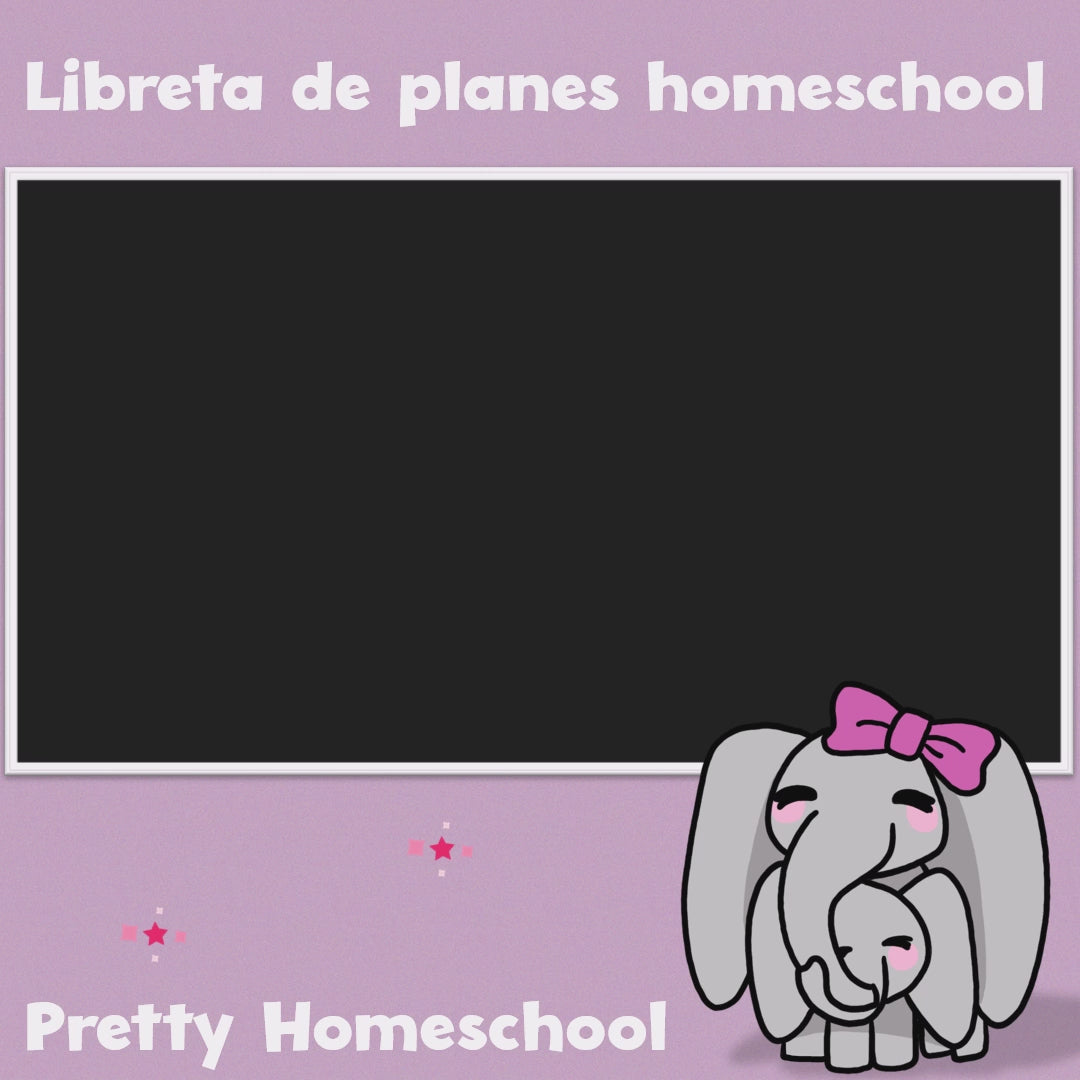 Libreta de Planes Homeschool en PDF | Planificación Diaria o Semanal para Varios Estudiantes | Diseño Mariposas