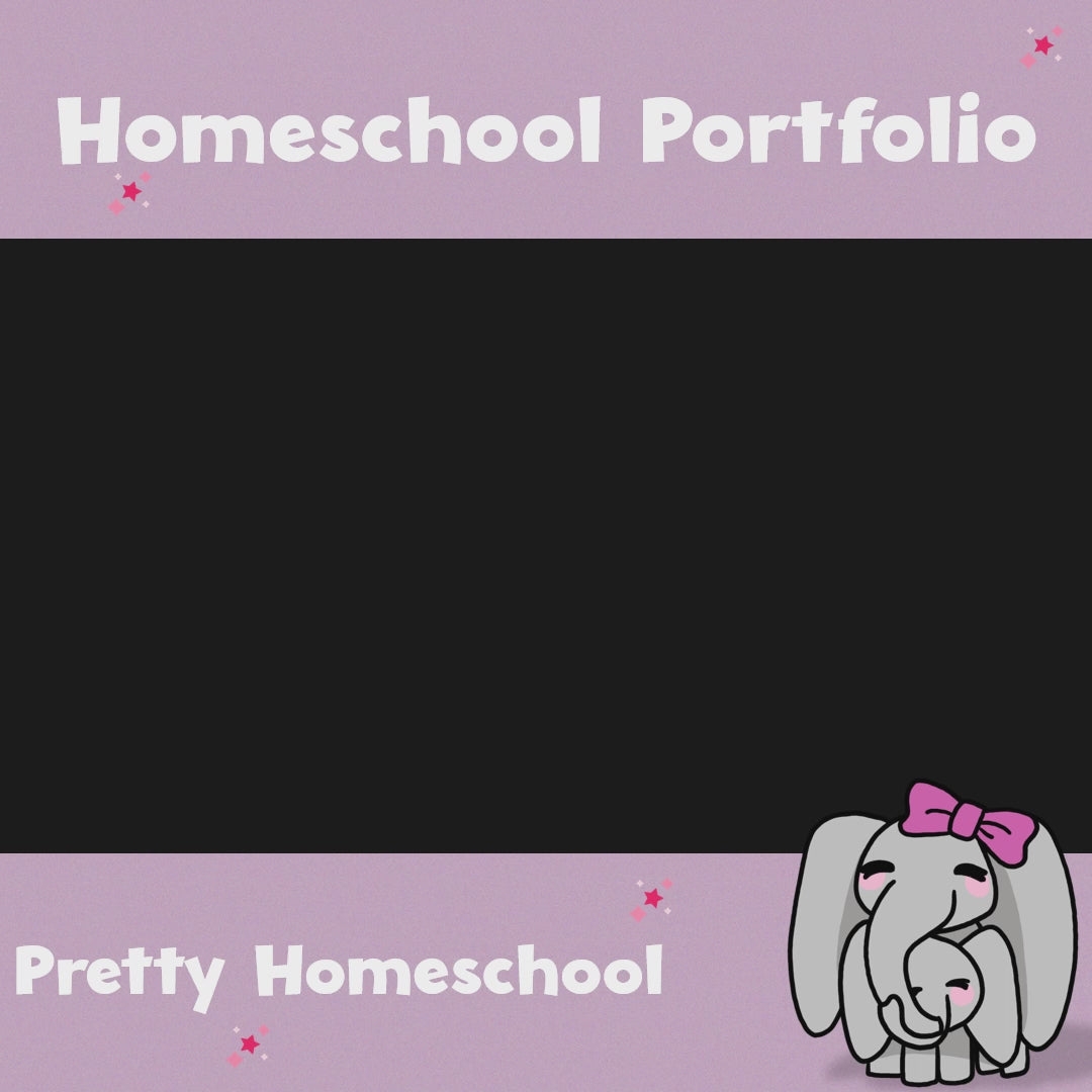 Printable Homeschool Portfolio 2025–2026 | End-of-Year Homeschool Binder | Homeschool Record Keeping