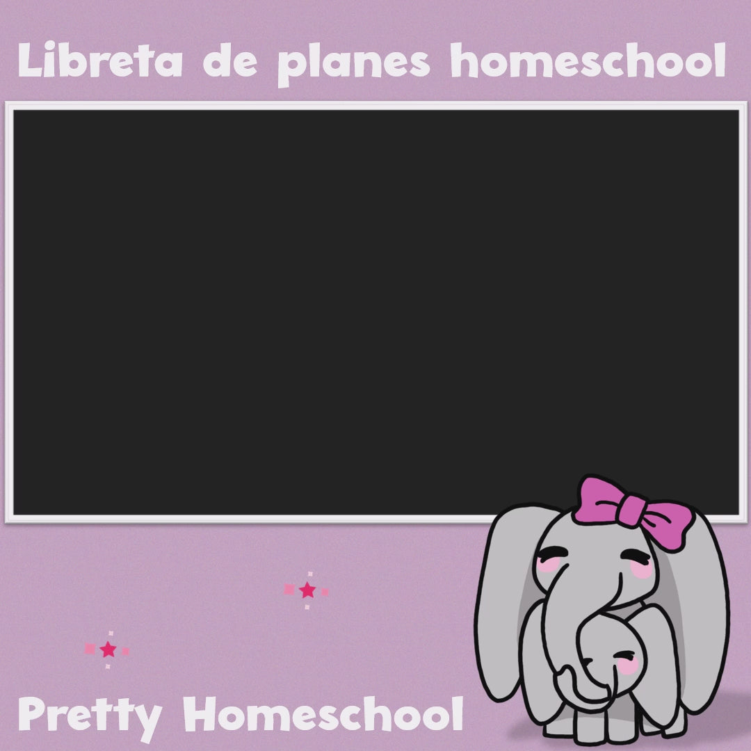 Libreta de Planes Homeschool en PDF | Planificación Diaria o Semanal para Varios Estudiantes | Diseño Paisley