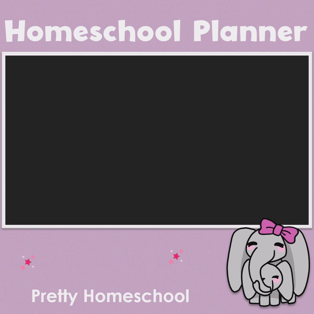 Printed Homeschool Planner | Daily & Weekly Organizer for 4 Students | Emerald and Gold Design + Digital PDF