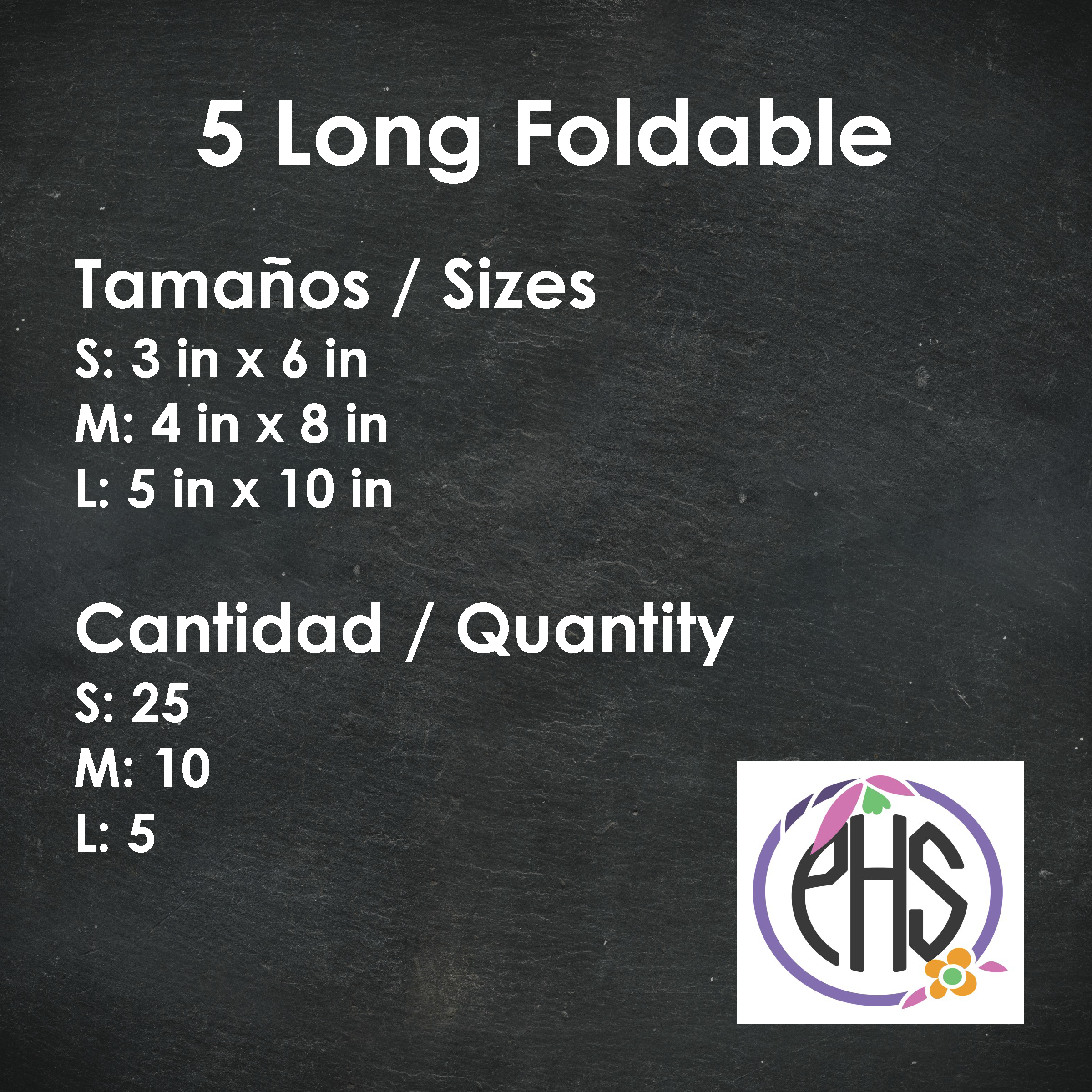 Plegable / Foldable 5 Long Foldable