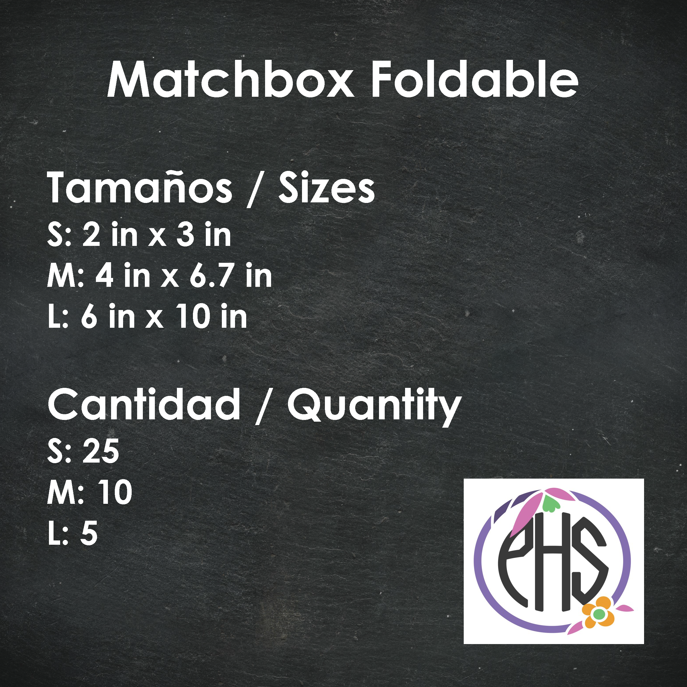 Plegable / Foldable Matchbox Foldable