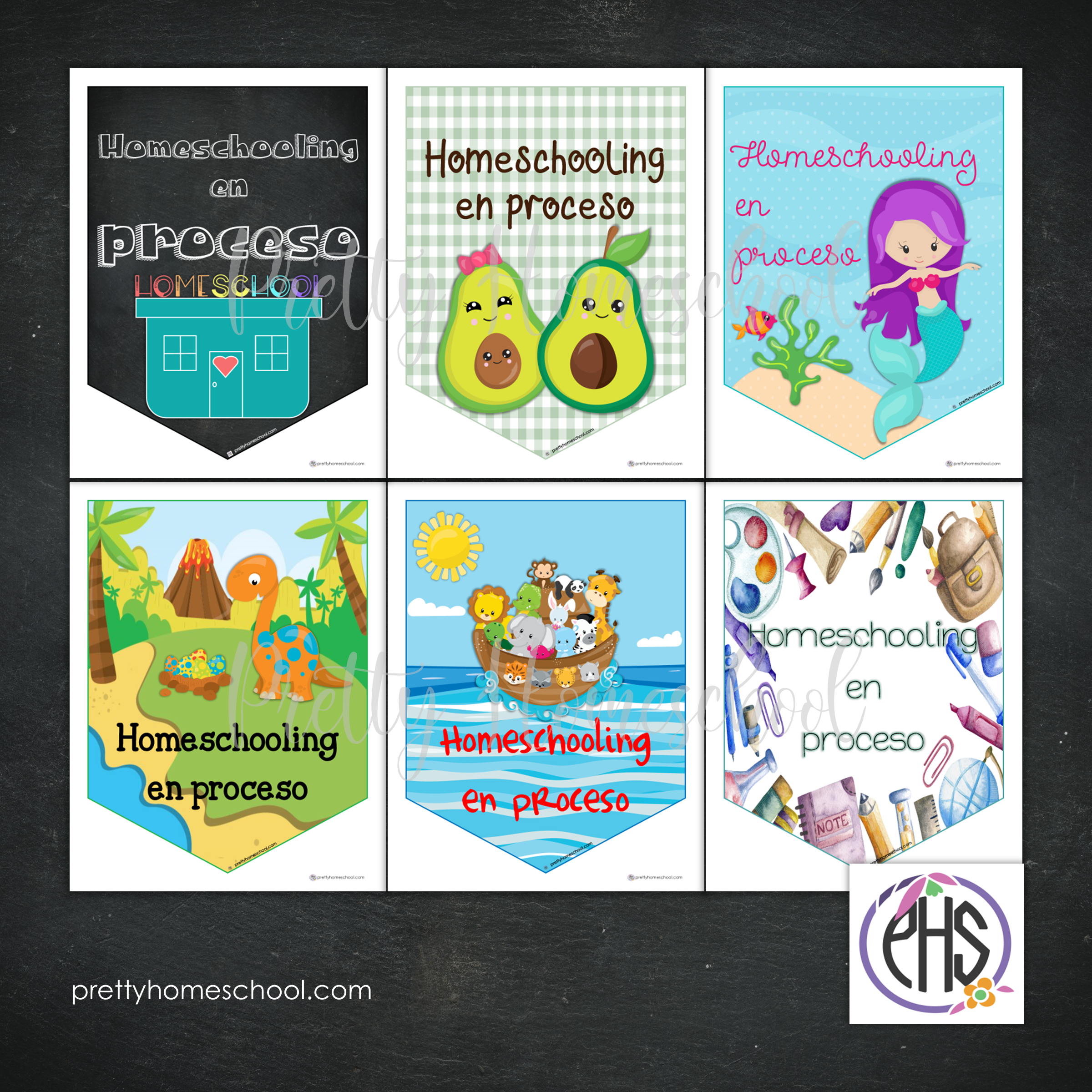 Homeschooling en proceso Banner Freebie