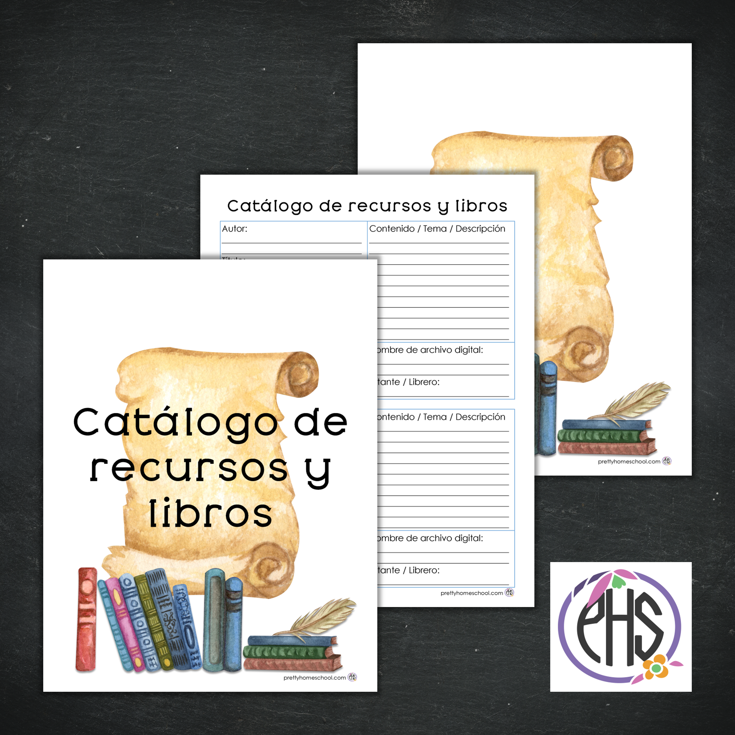 Catálogo de libros y recursos