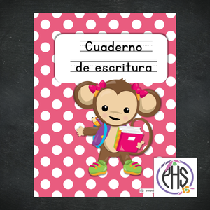 Cuaderno de escritura Monita Freebie