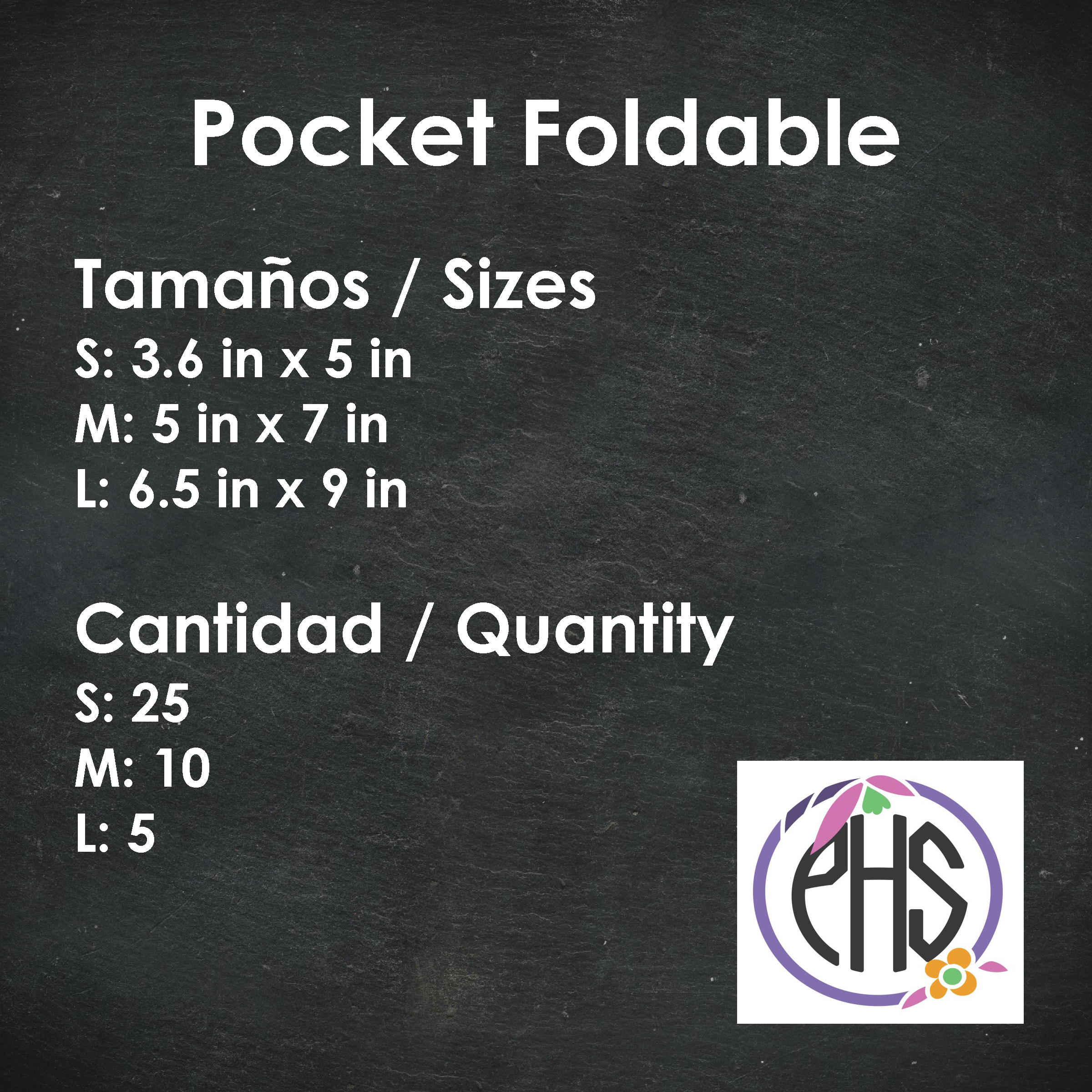 Plegable / Foldable Pocket