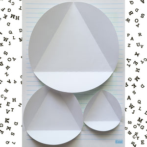 Plegable / Foldable Triangle Circle Foldable