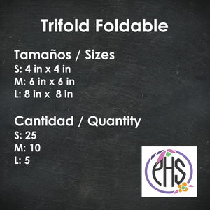 Plegable / Foldable Trifold Foldable